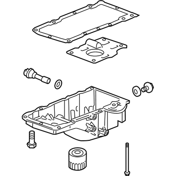 Cadillac CTS Oil Pan - 12631828