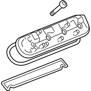 GM 12637688 Valve Cover 12637688 GM Valve Cover Illustration 1 of 1
