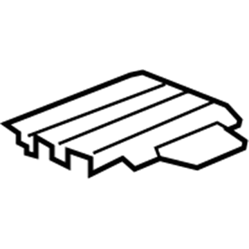 25867463 GM Track Cover, Driver Side Illustration 1 of 1