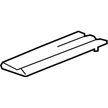 25867460 GM Track Cover, Titanium Illustration 1 of 1