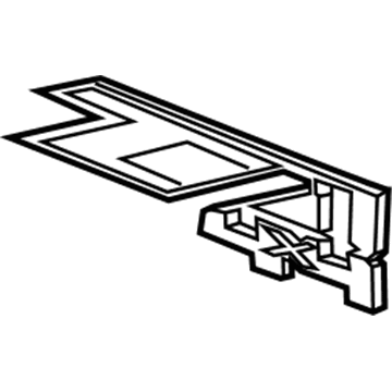 GM 84682661 Nameplate, Front 84682661 GM Nameplate, Front Illustration 1 of 1