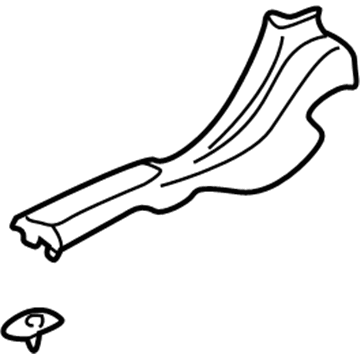 25707649 GM Sill Plate, Driver Side Illustration 1 of 1