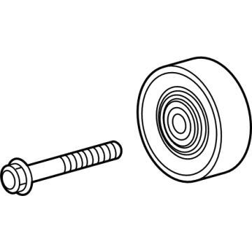 Chevy 12666592 Idler Pulley