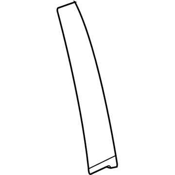 84152492 GM Applique, Rear Driver Side Illustration 1 of 1