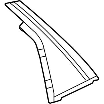 84107679 GM Applique, Rear Passenger Side Illustration 1 of 1