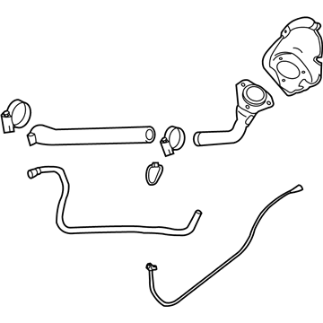Chevy Silverado 2500 HD Fuel Filler Neck - 22951208