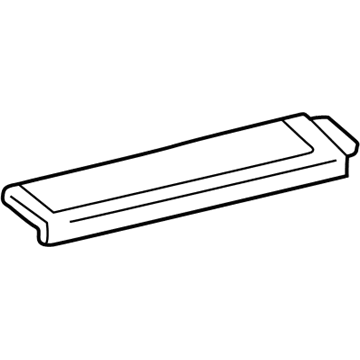 22599497 GM Sill Plate, Rear Illustration 1 of 1