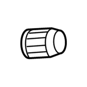15853318 GM Pressure Sensor Cap, Titanium Illustration 1 of 1