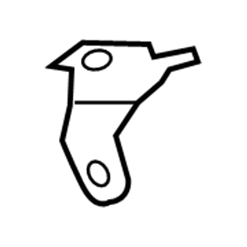 GM 15165199 Running Board Front Bracket, Driver Side 15165199 GM Running Board Front Bracket, Driver Side Illustration 1 of 1