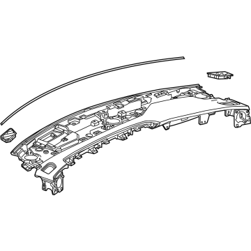 Cadillac 85718363 Upper Trim Panel