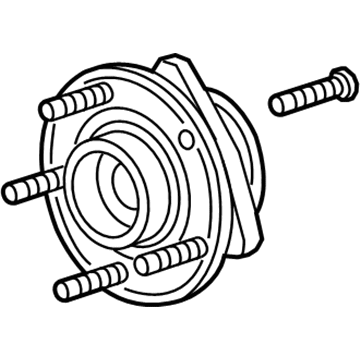 13552402 GM Hub Assembly, Front Illustration 1 of 1
