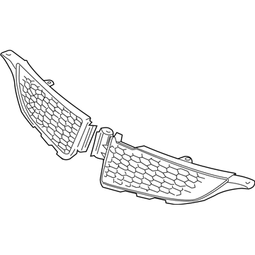 Pontiac 88969806 Upper Grille