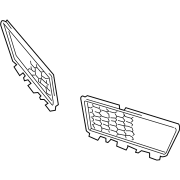 Pontiac 88969808 Lower Grille