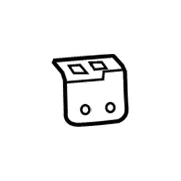 GM 13495585 Fender Mounting Bracket, Front Driver Side 13495585 GM Fender Mounting Bracket, Front Driver Side Illustration 1 of 1