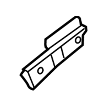 GM 22978203 Lower Bracket, Front Passenger Side 22978203 GM Lower Bracket, Front Passenger Side Illustration 1 of 1