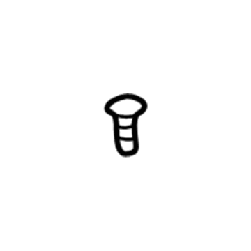 GM 10169777 Weatherstrip Retainer 10169777 GM Weatherstrip Retainer Illustration 1 of 1