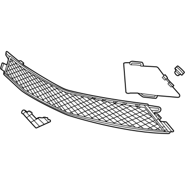 GM 84613173 Grille Assembly 84613173 GM Grille Assembly Illustration 1 of 1
