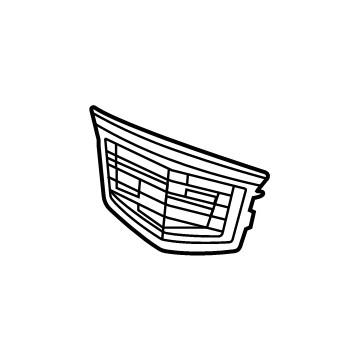 GM 84552883 Emblem 84552883 GM Emblem Illustration 1 of 1