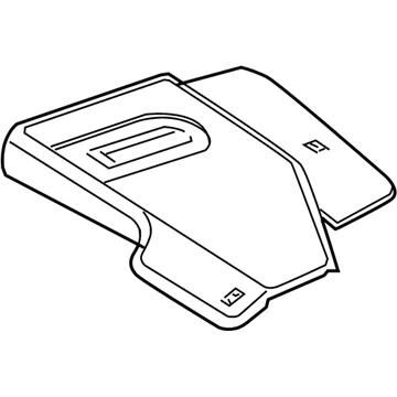 GM 25871252 Battery Cover 25871252 GM Battery Cover Illustration 1 of 1