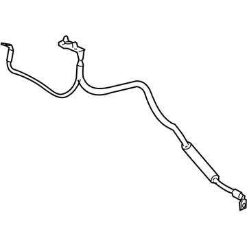 GM 15860984 Positive Cable 15860984 GM Positive Cable Illustration 1 of 1