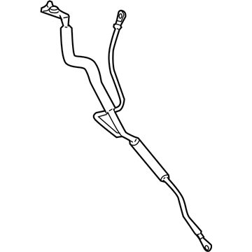 GM 25809375 Negative Cable, Green Line 25809375 GM Negative Cable, Green Line Illustration 1 of 1