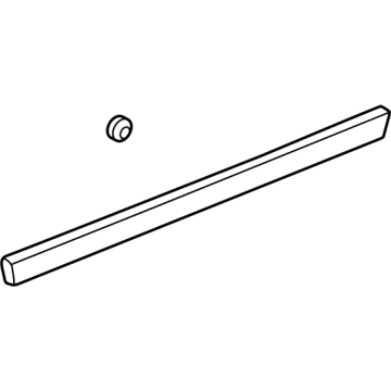 84861621 GM Lower Molding, Driver Side, Carbon Illustration 1 of 1