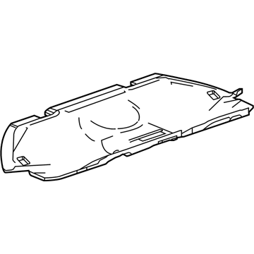 GM 23497218 Support Panel, Rear 23497218 GM Support Panel, Rear Illustration 1 of 1