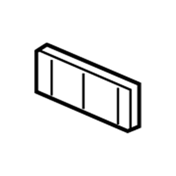 GM 10388869 Retractor Assembly Retainer 10388869 GM Retractor Assembly Retainer Illustration 1 of 1