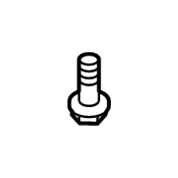 GM 10400761 License Lamp Screw 10400761 GM License Lamp Screw Illustration 1 of 1