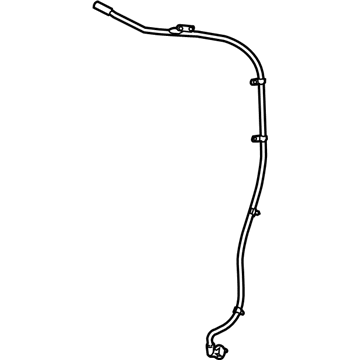 20973106 GM Drain Hose, Passenger Side Illustration 1 of 1