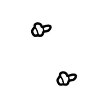 GM 10294303 Lower Quarter Trim Retainer, Rear 10294303 GM Lower Quarter Trim Retainer, Rear Illustration 1 of 1