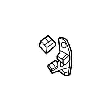 85102221 GM Wedge, Rear Driver Side Illustration 1 of 1