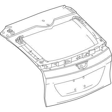 87857432 GM Lift Gate Illustration 1 of 1