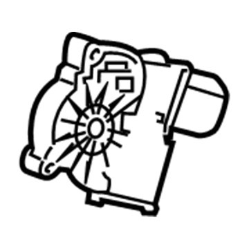 GM 84319135 Window Motor, Front Driver Side 84319135 GM Window Motor, Front Driver Side Illustration 1 of 1