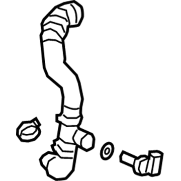 GM 84140332 Rear Hose 84140332 GM Rear Hose Illustration 1 of 1