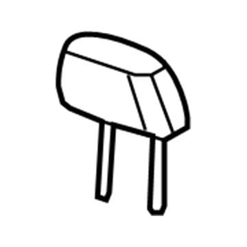GM 25872310 Headrest, Front 25872310 GM Headrest, Front Illustration 1 of 1
