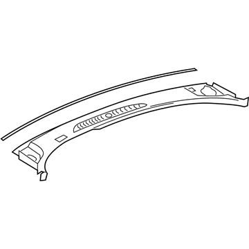 GM 84049751 Defroster Panel 84049751 GM Defroster Panel Illustration 1 of 1