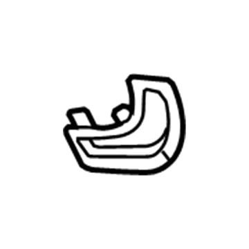 GM 22756580 Seat Belt Bezel 22756580 GM Seat Belt Bezel Illustration 1 of 1