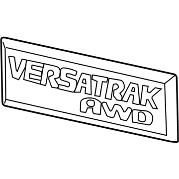 Oldsmobile 10426420 Nameplate