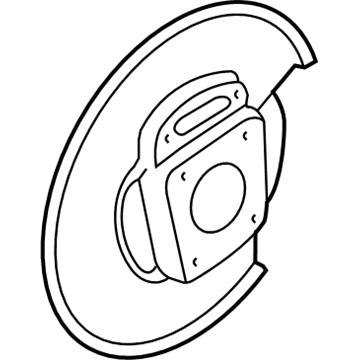Chevy Impala Backing Plate - 25990033