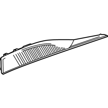 85724872 GM Applique Assembly-Rear Side Door Trim Panel *Noctis Illustration 1 of 1