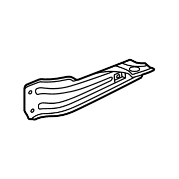 GM 85561658 Bracket, Rear Side Door Armrest 85561658 GM Bracket, Rear Side Door Armrest Illustration 1 of 1