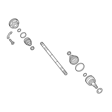 Cadillac 84550225 Axle
