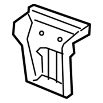23508188 GM Striker Reinforcement, Rear Illustration 1 of 1