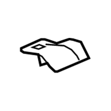 GM 22979465 Latch Cover, Rear 22979465 GM Latch Cover, Rear Illustration 1 of 1