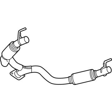 Chevy 84707618 Rear Muffler