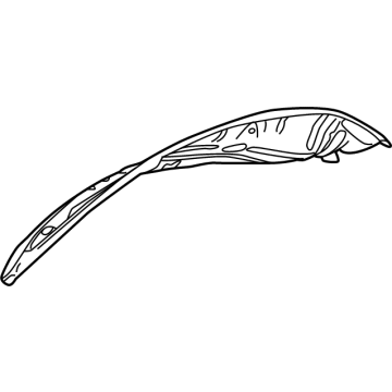 GM 85116686 Outer Panel, Front Inner Passenger Side 85116686 GM Outer Panel, Front Inner Passenger Side Illustration 1 of 1
