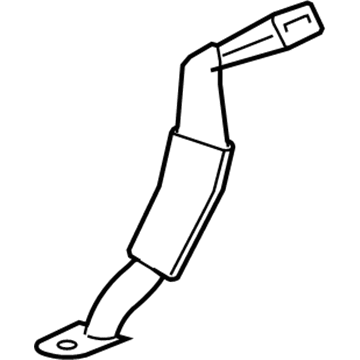 GM 19149471 Center Buckle 19149471 GM Center Buckle Illustration 1 of 1
