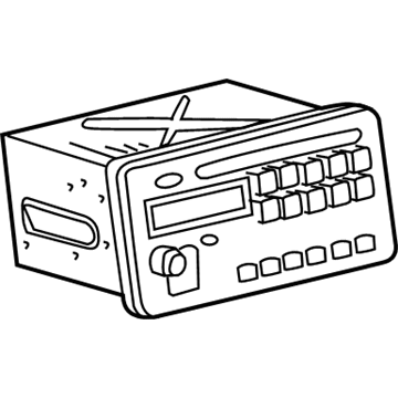 Pontiac 88972141 AM/FM CD