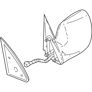 Chevy Silverado 2500 Car Mirror - 15172248